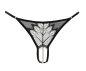 Preview: BRACLI 1811 Kyoto Collection G String open schwarz PLUS (XL)