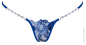 Preview: LUCKY CHEEKS Luxury String BLUE LAGOON - LC276BLL