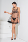 Preview: LISCA 013120 EMINENCE Babydoll / Negligee S-XL schwarz 02