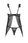 Preview: AVANUA 10219 Negligee MILAGROS schwarz S/M, L/XL