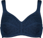 Preview: NATURANA 5318 Soft BH Komfortträger 80 - 105, B - D weiß dark blue