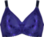 Preview: NATURANA 5363 Satin Minimizer Blütendruck 75 - 100, B C D E galaxy violet 276