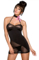 Preview: AVANUA 10101 Negligee NORA schwarz S/M, L/XL