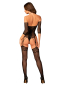 Preview: OBSESSIVE Bodystocking open 21094 schwarz S/M/L Onesize