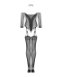 Preview: OBSESSIVE Bodystocking open 21094 schwarz S/M/L Onesize