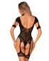 Preview: OBSESSIVE Bodystocking open 21104 schwarz S/M/L Onesize