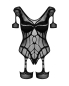 Preview: OBSESSIVE Bodystocking open 21104 schwarz S/M/L Onesize
