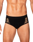 Preview: OBSESSIVE 21057 Slip S/M/L elastisch mit Cutouts schwarz
