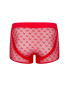 Preview: OBSESSIVE 21034 Pant / Short S/M, L/XL rot mit Musterung