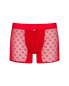 Preview: OBSESSIVE 21034 Pant / Short S/M, L/XL rot mit Musterung