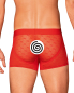 Preview: OBSESSIVE 21034 Pant / Short S/M, L/XL rot mit Musterung