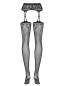 Preview: OBSESSIVE Strapsstrumpfhose 20726 schwarz S/M/L Onesize