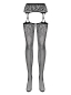 Preview: OBSESSIVE Strapsstrumpfhose 20726 schwarz S/M/L Onesize