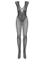 Preview: OBSESSIVE Bodystocking open 20857 schwarz S/M/L Onesize