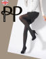 Preview: PRETTY POLLY Stumpfhose Premium Fashion Dogtooth OneSize schwarz  - PN AVQ7