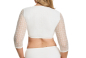 Preview: SUSA 5574 Dirndlbluse 3/4 Arm Gr. 32 - 48 ivory 002