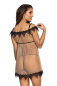 Preview: AXAMI 10029 Babydoll mit String S - XL beige V-8919