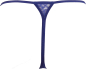 Preview: AXAMI 10137 Babydoll mit String S - XL blau V-9609