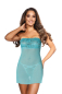 Preview: AXAMI 10163 Babydoll mit String S - XL grün V-9929