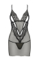 Preview: AVANUA 10200 Negligee VENDI schwarz S/M, L/XL