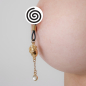 Preview: SYLVIE MONTHULE filigraner Brustschmuck AS124 ROSES gold
