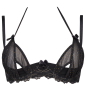 Preview: AXAMI Bügel BH 20013 schwarz Plus Size V-8661PS