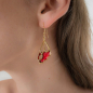 Preview: SYLVIE MONTHULE Ohrringe / Ohrhänger BUTTERFLY WINGS - BO09 gold