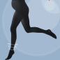 Preview: CACHE COEUR Schwangerschafts- Umstandsstrumpfhose ACTIV Soft schwarz CM401