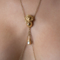 Preview: SYLVIE MONTHULE Brustschmuck ROSE COS110 gold