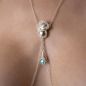 Preview: SYLVIE MONTHULE Brustschmuck ROSE COS111 silber