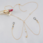 Preview: SYLVIE MONTHULE Halskette / Brustschmuck COS82 "CLIMBERS" gold