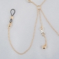 Preview: SYLVIE MONTHULE Halskette / Brustschmuck COS82 "CLIMBERS" gold