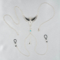 Preview: SYLVIE MONTHULE Halskette / Brustschmuck COS91 "ISIS" silber