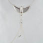Preview: SYLVIE MONTHULE Halskette / Brustschmuck COS91 "ISIS" silber