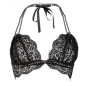 Preview: BRACLI Abverkauf Sonderpreis Perlen BH Ebony BEGOS schwarz Größe M