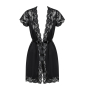 Preview: OBSESSIVE Peignoir / Kimono 810-Pei-1 schwarz S - XXL