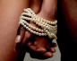 Preview: BRACLI Perlencollier ATAME in CREME 3030