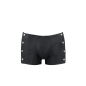 Preview: PASSION 048 Short / Pant Lederoptik mit Druckknöpfen