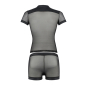 Preview: PASSION 052 Set Short / Pant und Shirt S-XXXL schwarz PM10019
