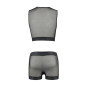 Preview: PASSION 053 Set Short / Pant und Weste S-XXXL schwarz PM10020