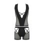 Preview: PASSION 054 Set Short / Pant und Top S-XXXL schwarz PM10033