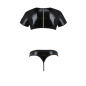 Preview: PASSION 057 Set String und Top S-XXXL schwarz PM10021