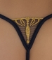 Preview: LUCKY CHEEKS Luxury String QUEEN OF LOVE Black Edition - LC152QLB