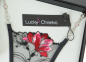 Preview: LUCKY CHEEKS Luxury String RED FLOWER - LC143RF