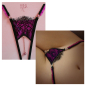 Preview: LOLA LUNA String SCARLETT fuchsia open S M L XL