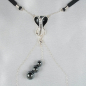 Preview: SYLVIE MONTHULE Schmuckstring ST189 "KOBRA" Gr. S silber