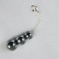 Preview: SYLVIE MONTHULE Schmuckstring ST189 "KOBRA" Gr. S silber