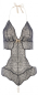 Preview: BRACLI 2052 Perlenbody SYDNEY (zweireihig)  S, M, L in 4 Farben