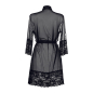 Preview: AXAMI V-8840 Peignoir / Kimono schwarz One Size