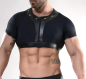 Preview: GERONIMO Kurz Shirt mit Lederoptik und DekorÖsen S - XXL div. Farben 1840t22